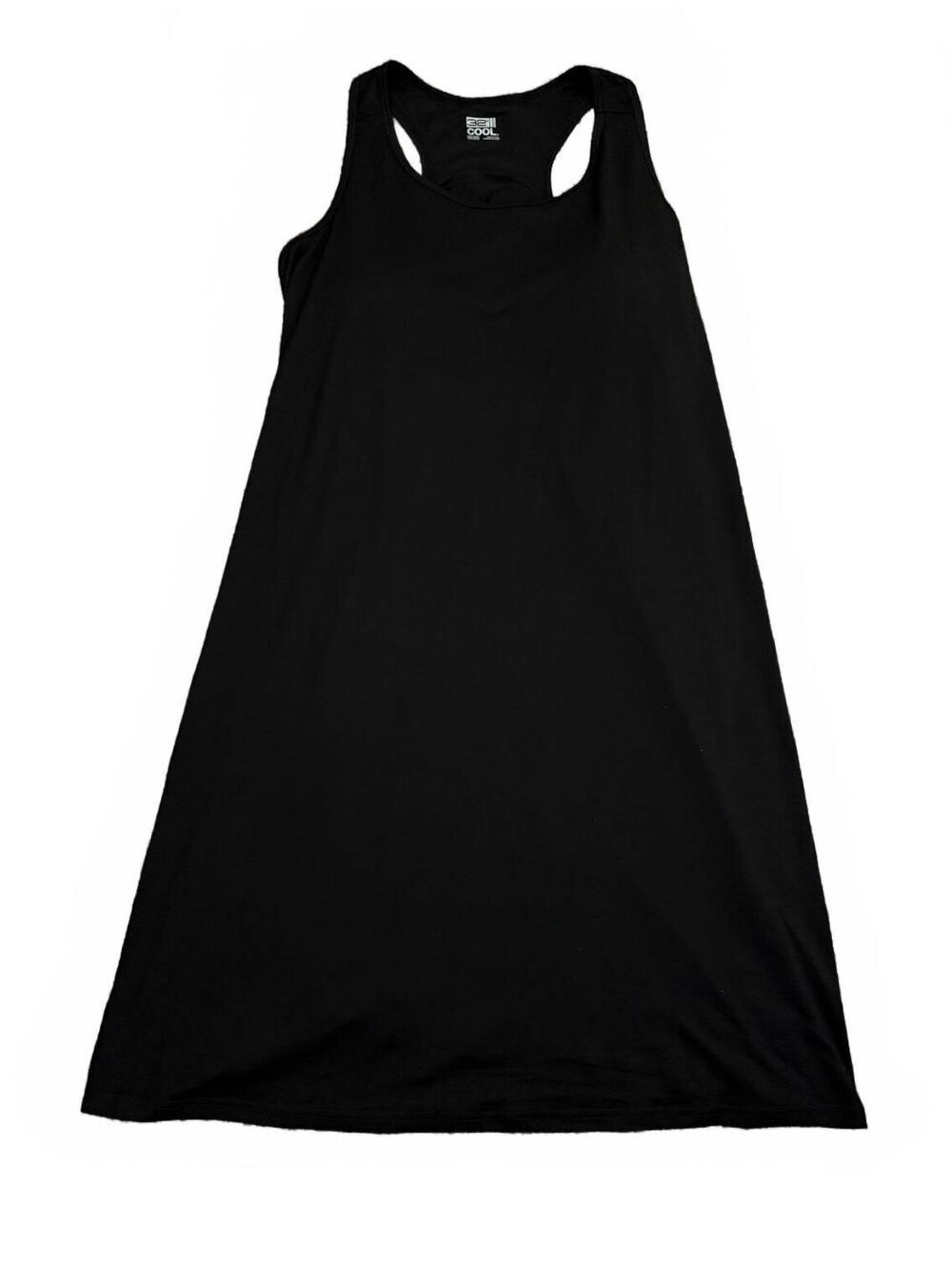 32 Degrees NEW Racerback Bra Dress Size XXL Black Minimalist Sleeveless Summer - Picture 3 of 9
